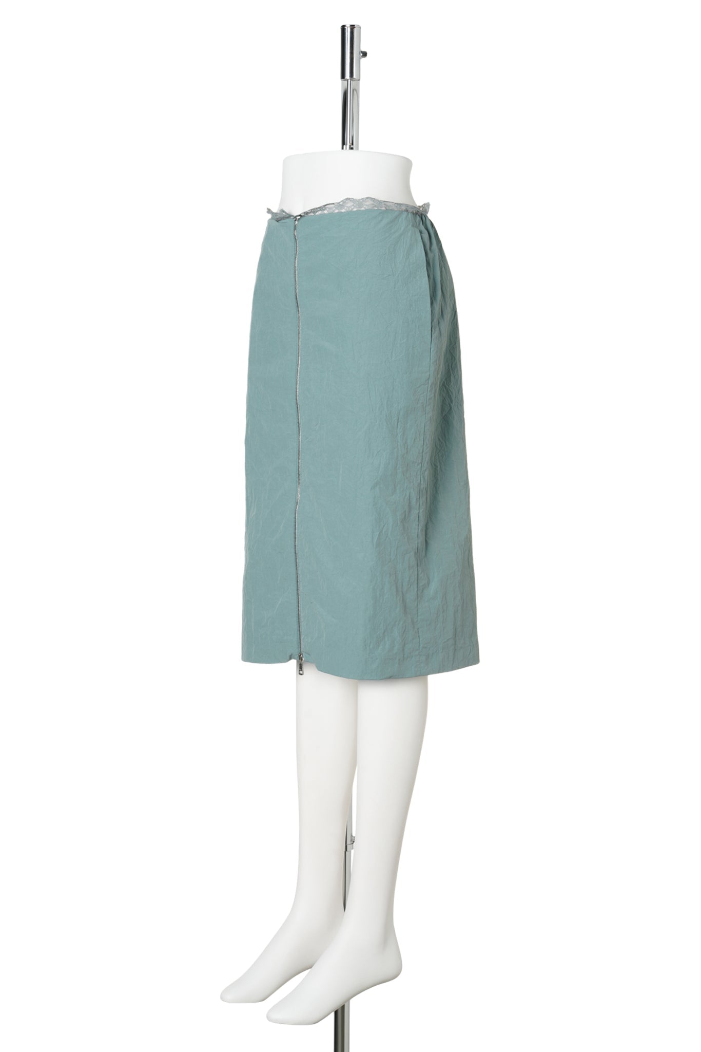 GRAY REVERSIBLE STRAIGHT SKIRT / GRAY