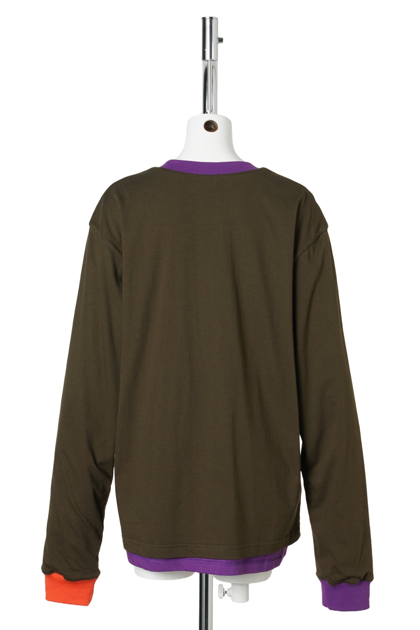 KHAKI MULTI COLOR REVERSIBLE T-SHIRT / KHAKI