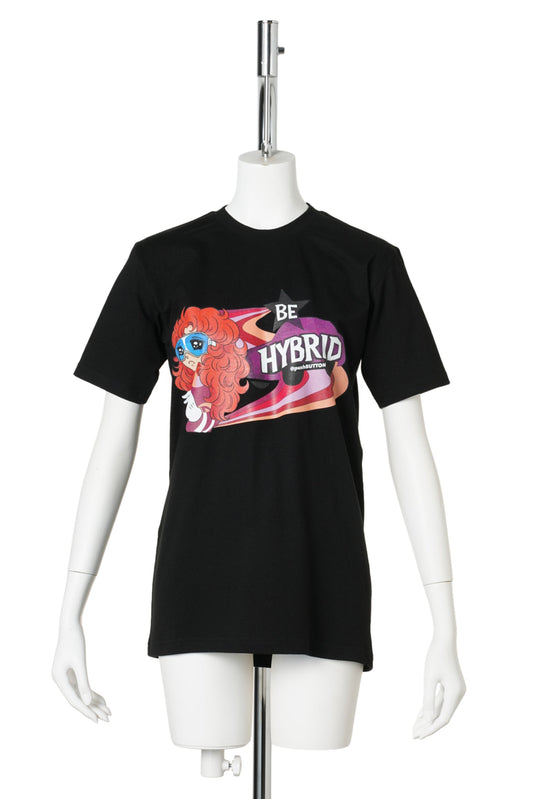 BLACK BE HYBRID GRAPHIC T-SHIRT / BLACK