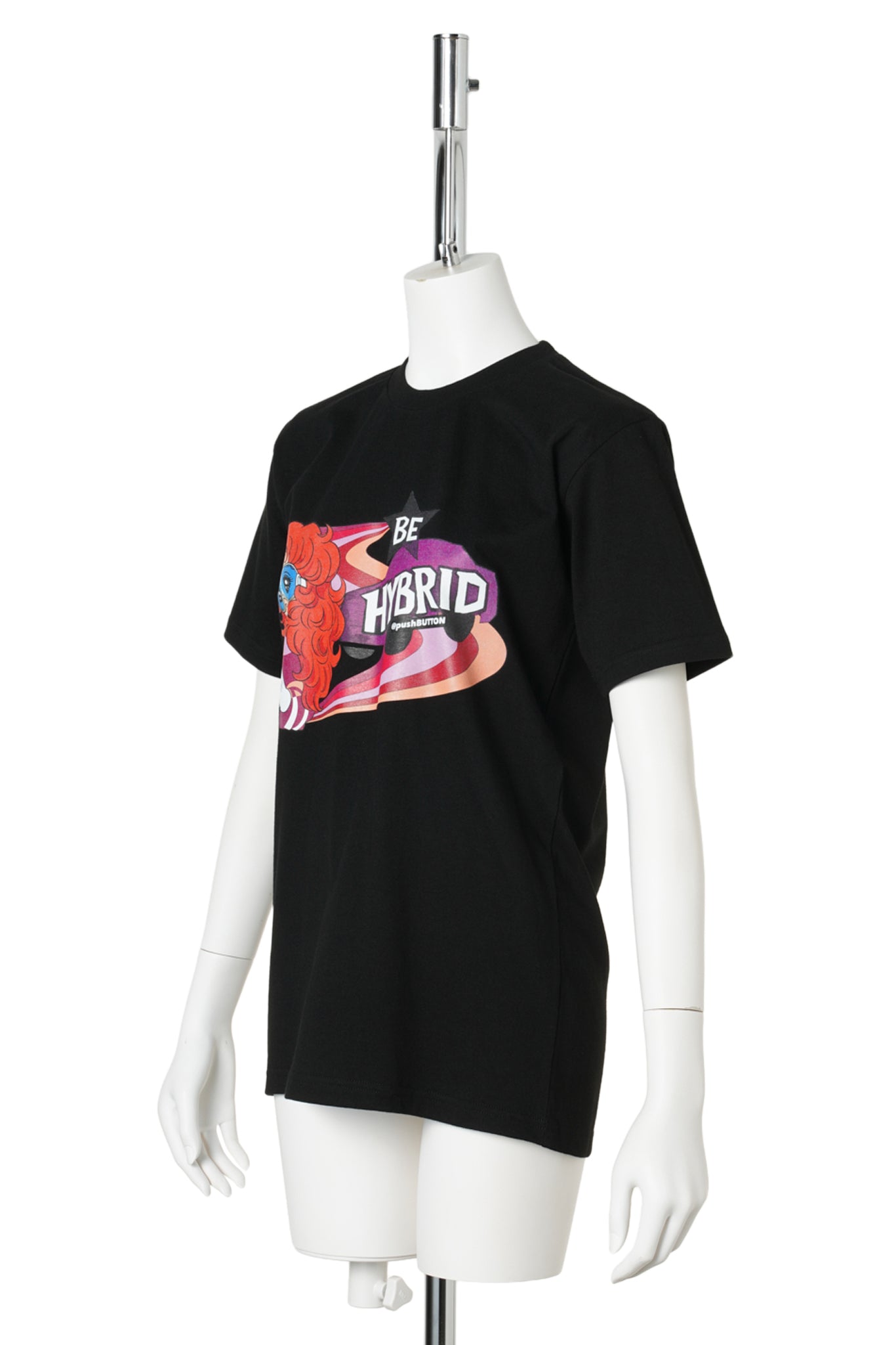 BLACK BE HYBRID GRAPHIC T-SHIRT / BLACK