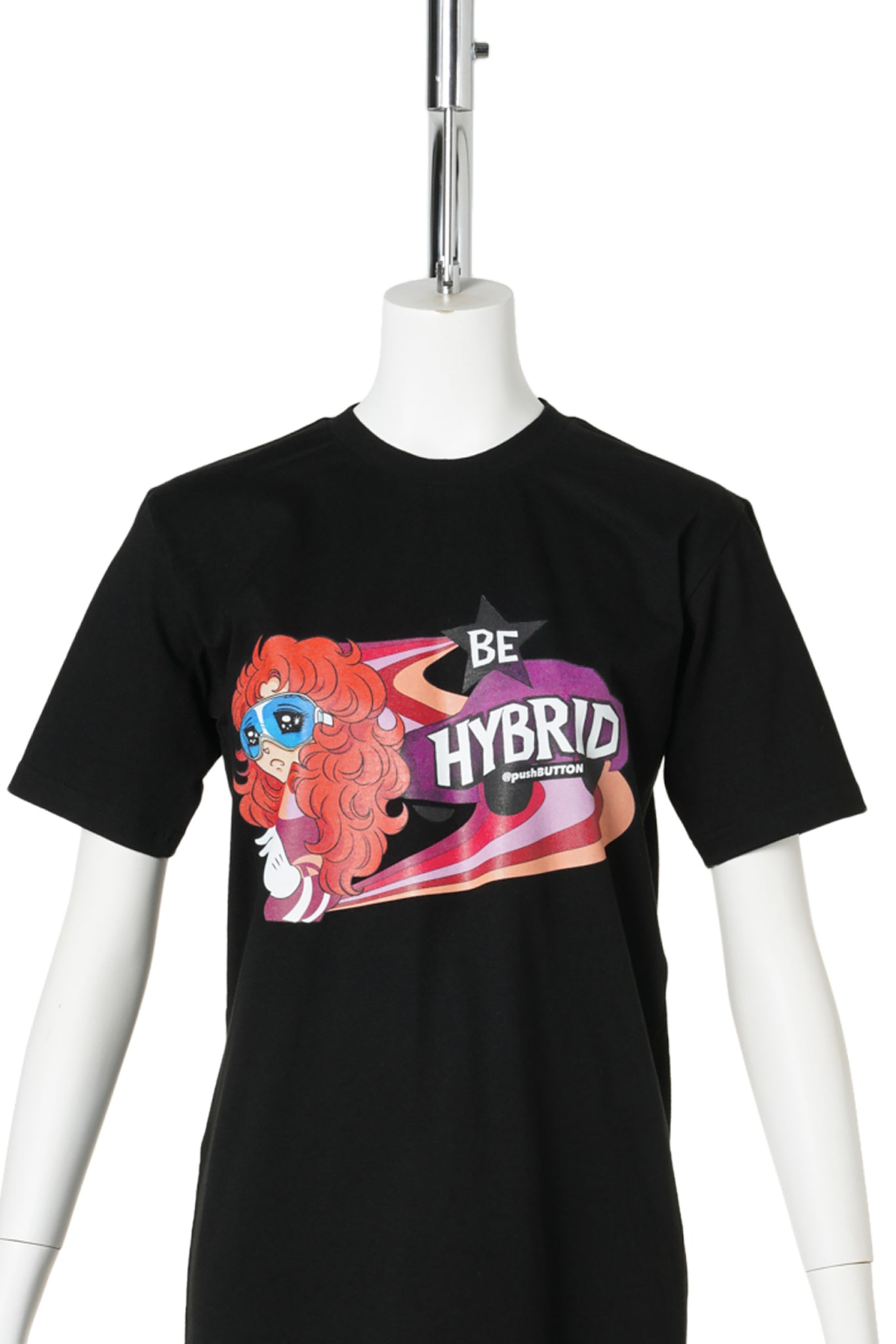 BLACK BE HYBRID GRAPHIC T-SHIRT / BLACK