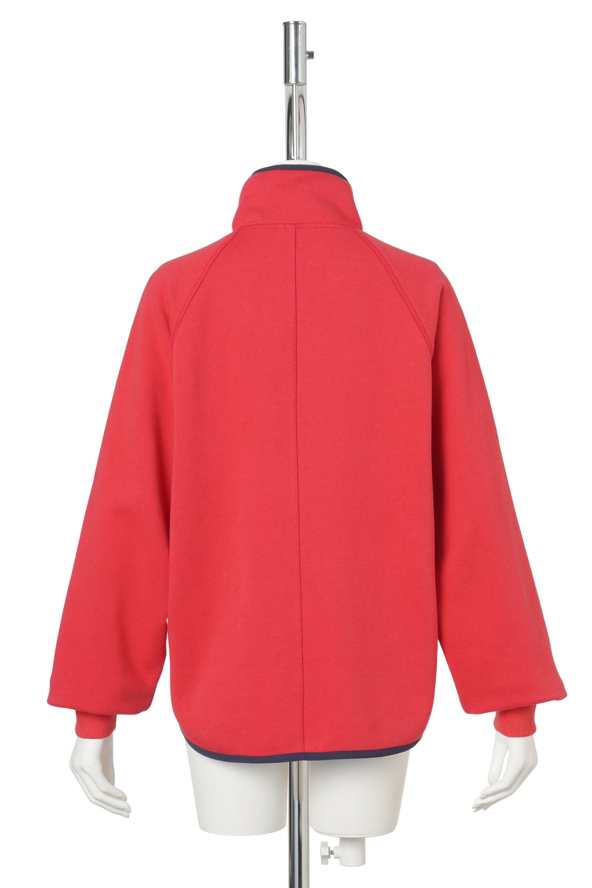 RED REVERSIBLE HALF-ZIP SWEATSHIRT / RED