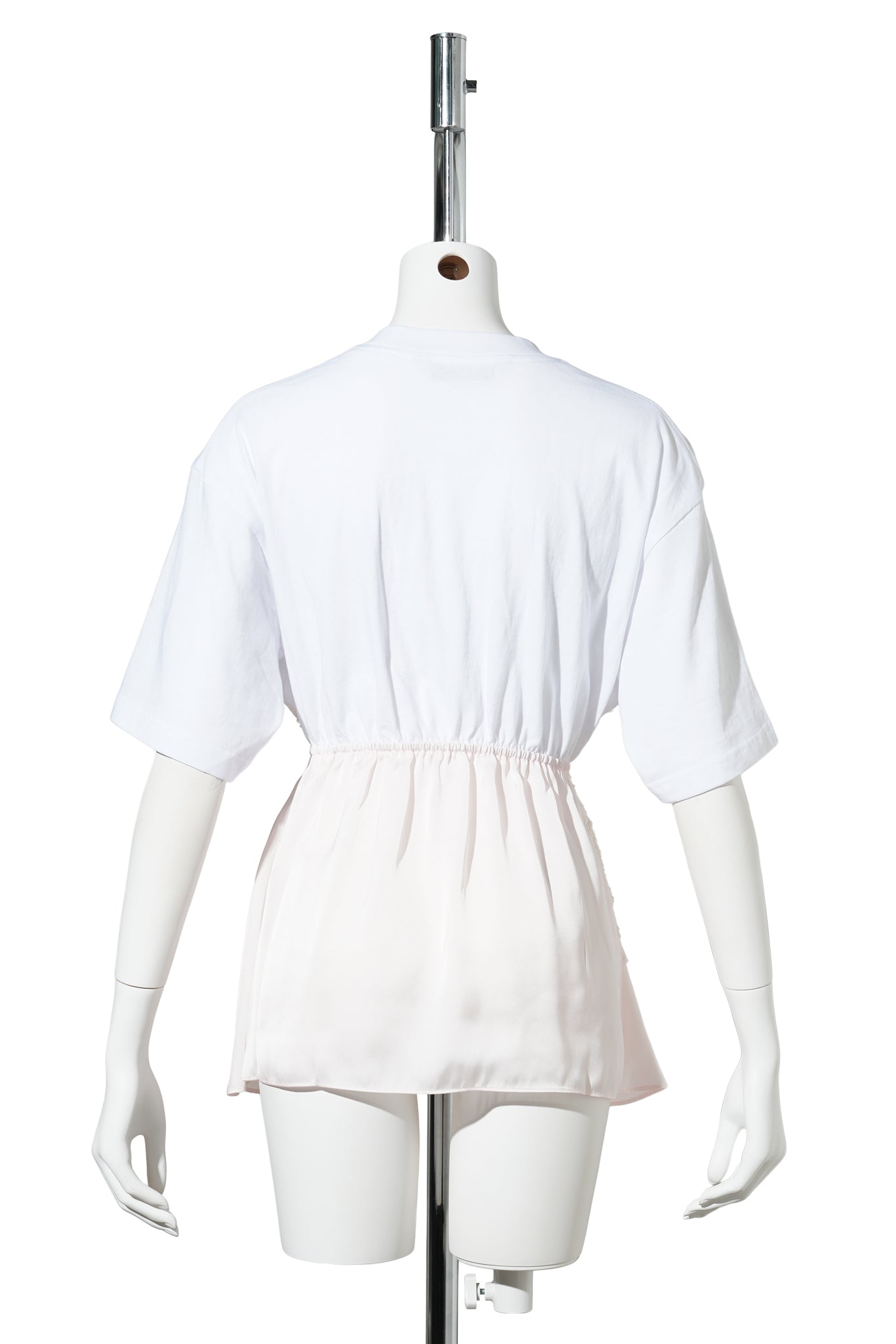 WHITE LACE SLIP LAYERED TOP / WHITE