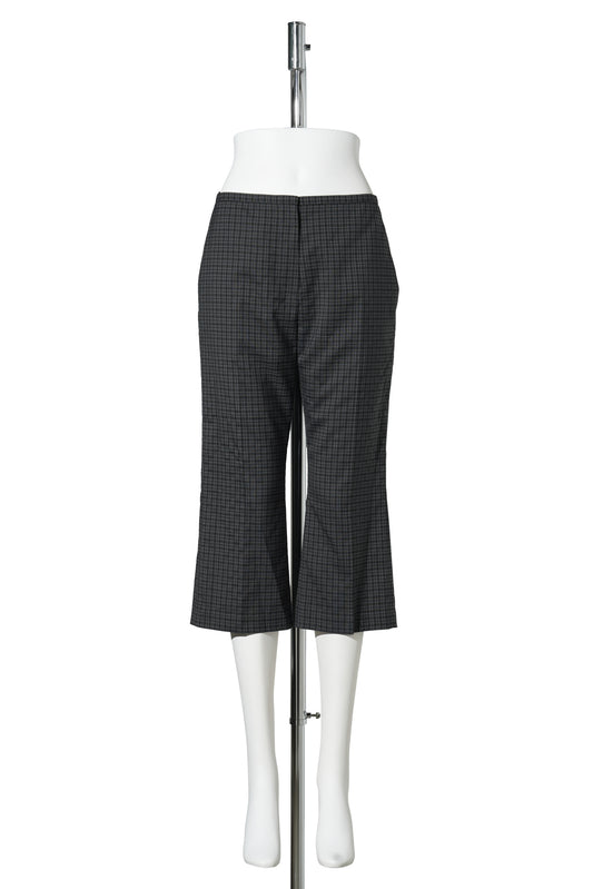 DARK GRAY COLORBLOCK CAPRI PANTS / DARK GRAY