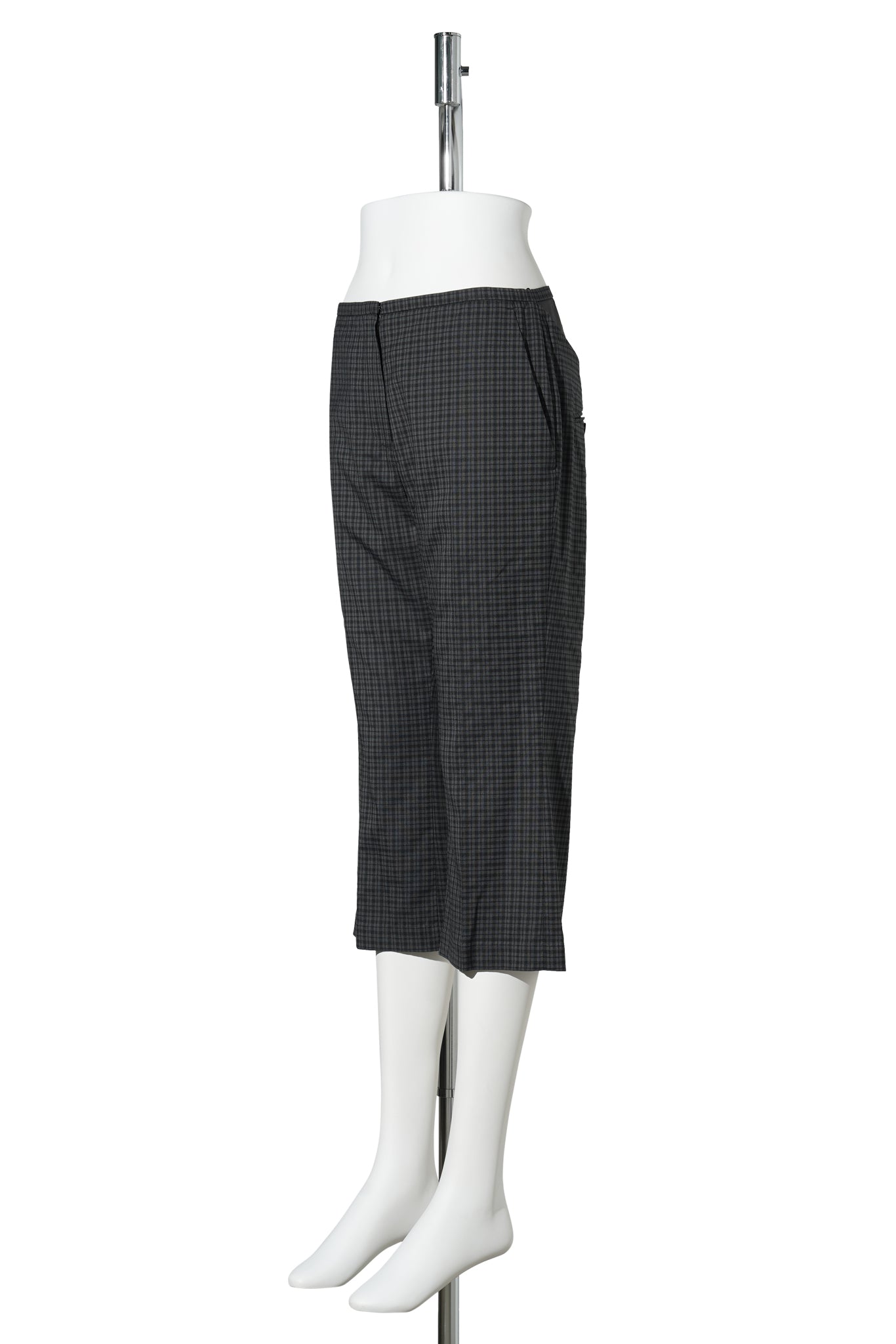 DARK GRAY COLORBLOCK CAPRI PANTS / DARK GRAY