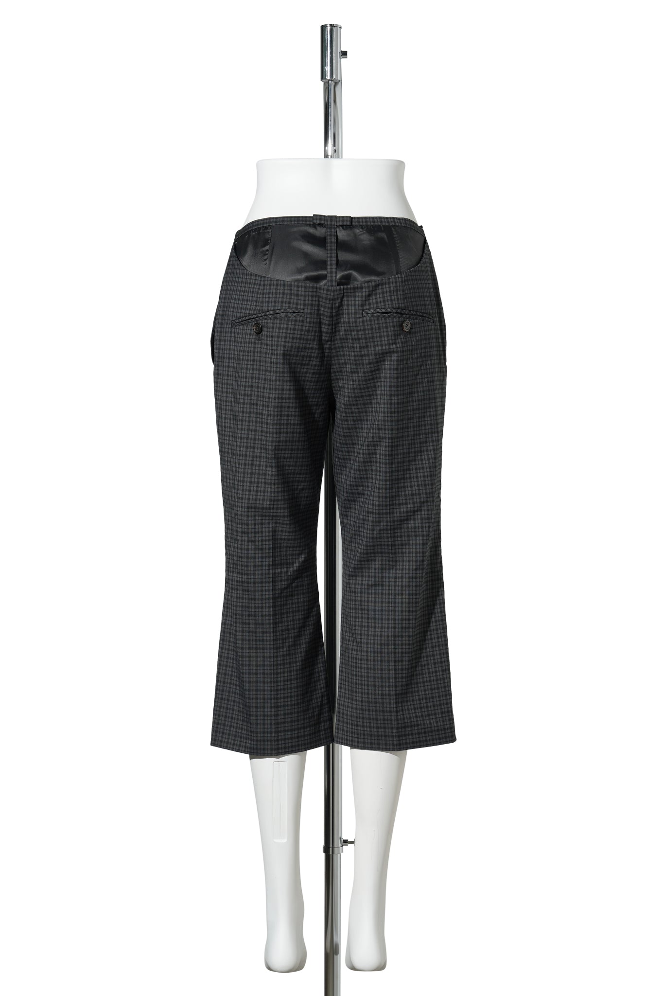 DARK GRAY COLORBLOCK CAPRI PANTS / DARK GRAY