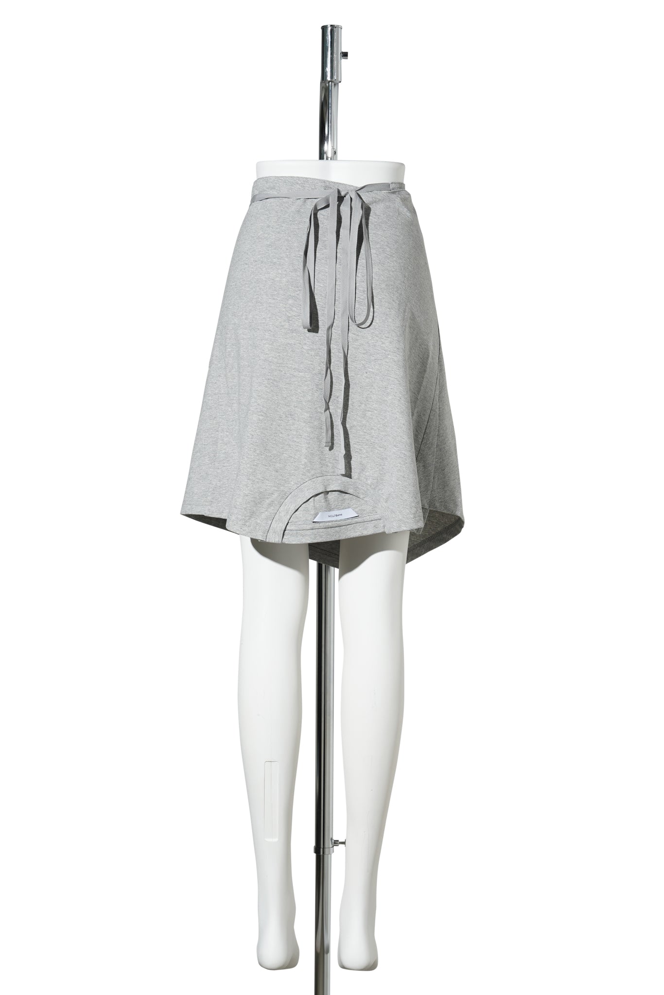 GRAY WRAP TEE SKIRT / GRAY