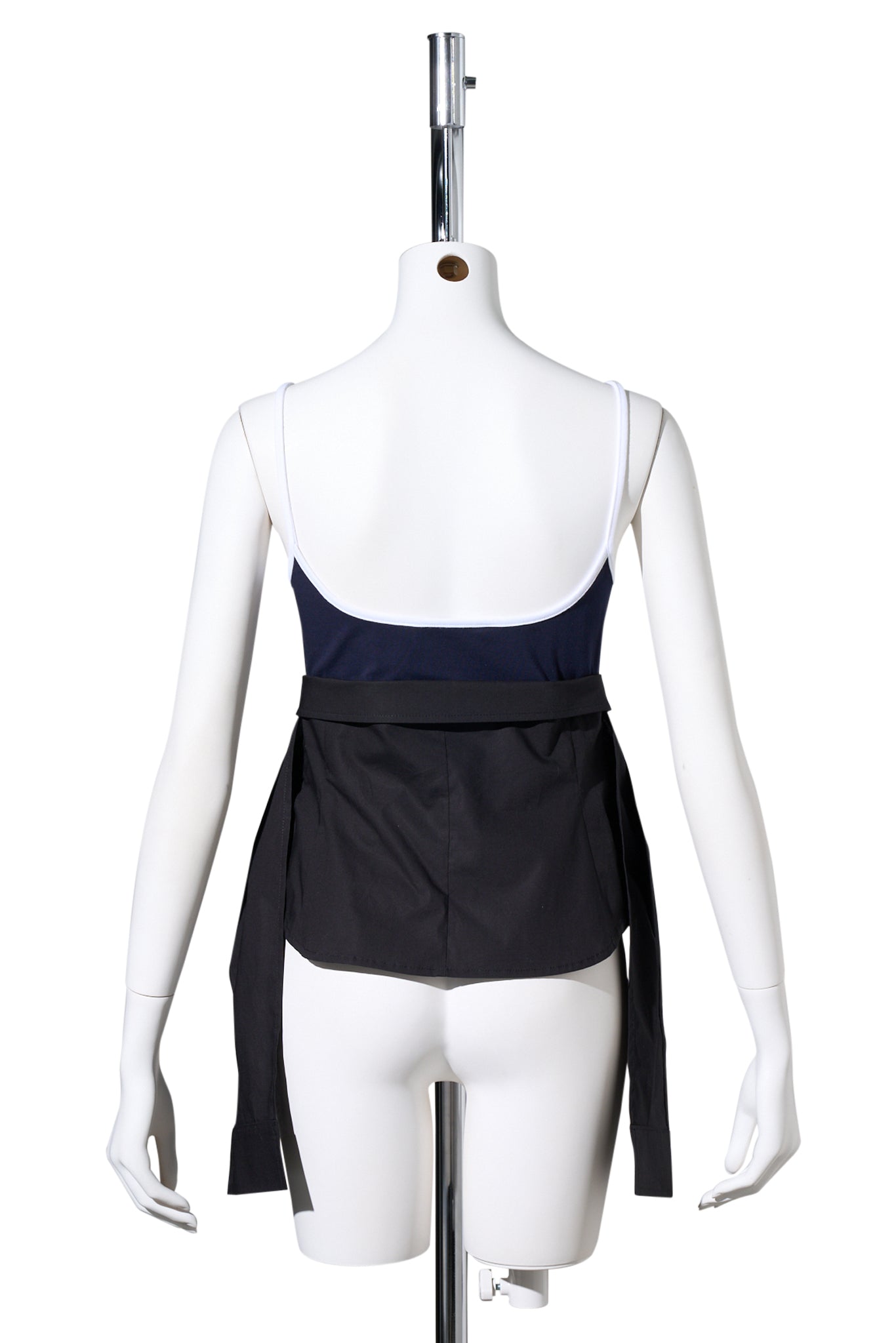 NAVY SHIRT COMBINATION TANK TOP / NAVY