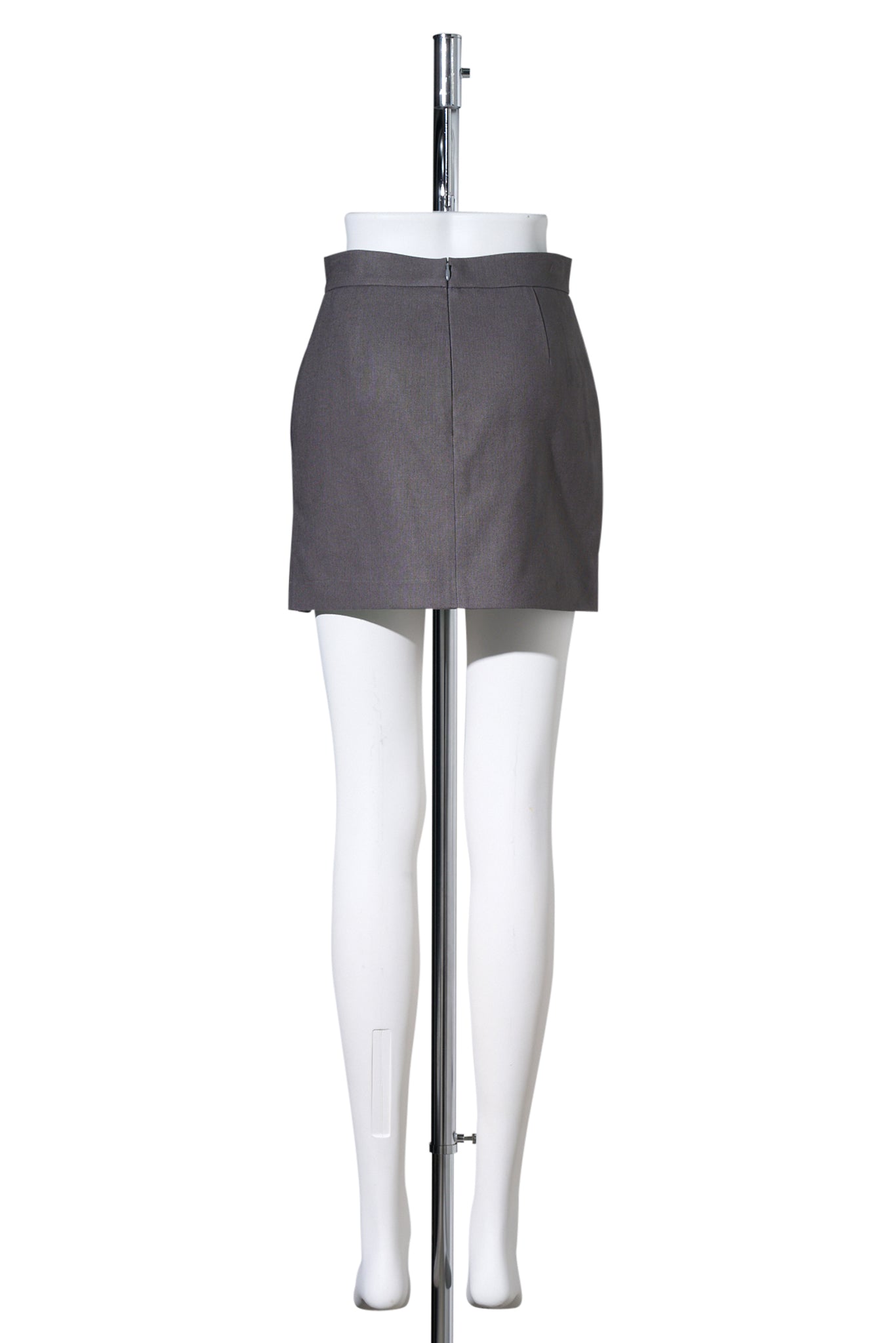 GRAY STAR CUTOUT MINI SKIRT / GRAY