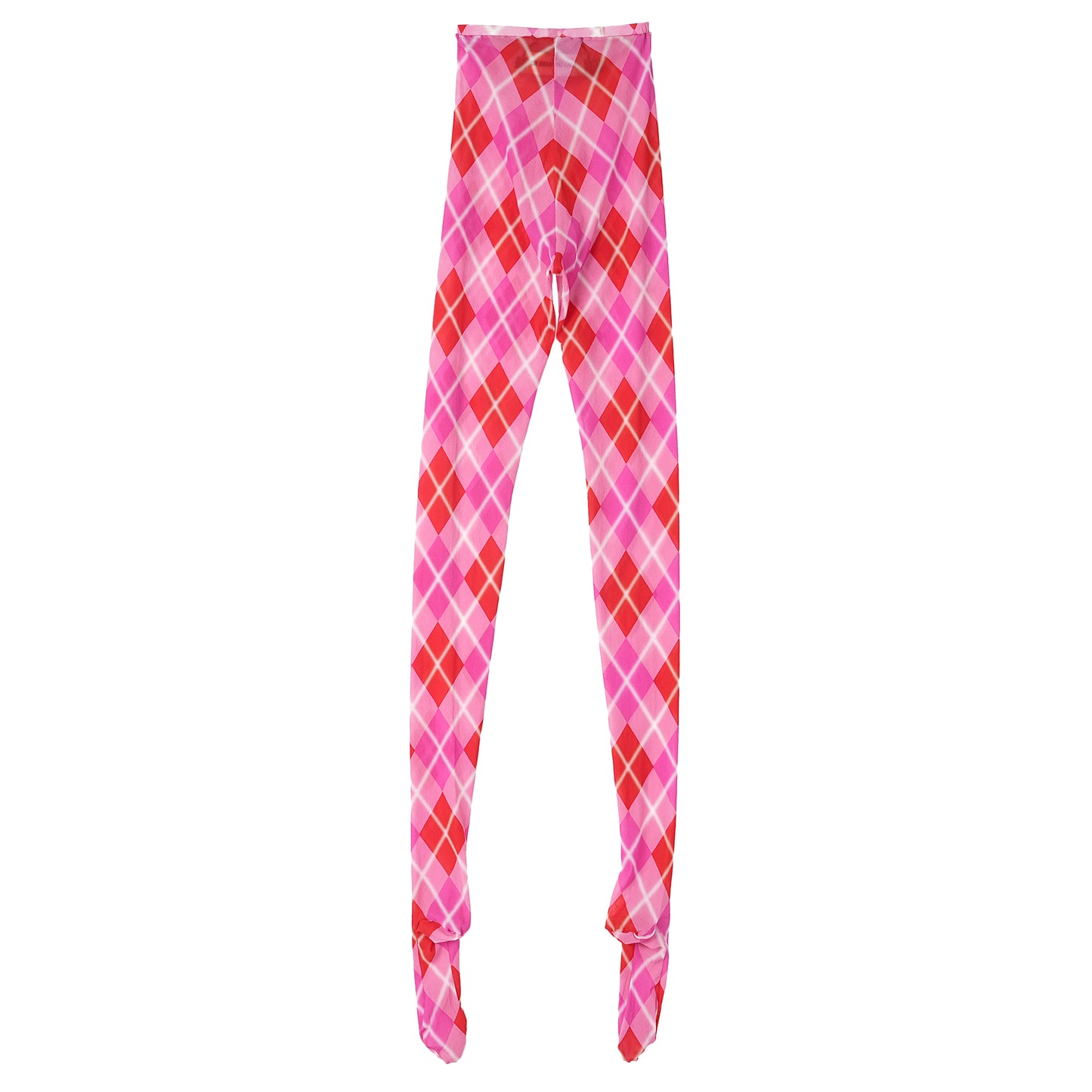 ARGYLE TIGHTS / PINK