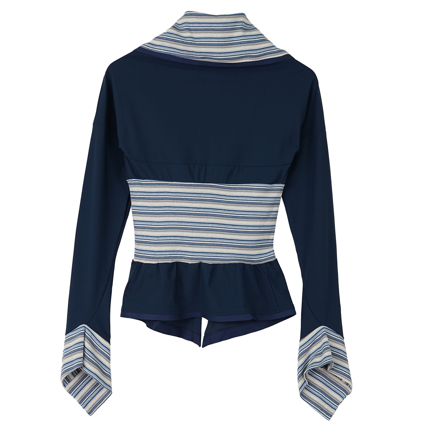 RIBBON CARDIGAN / NAVY