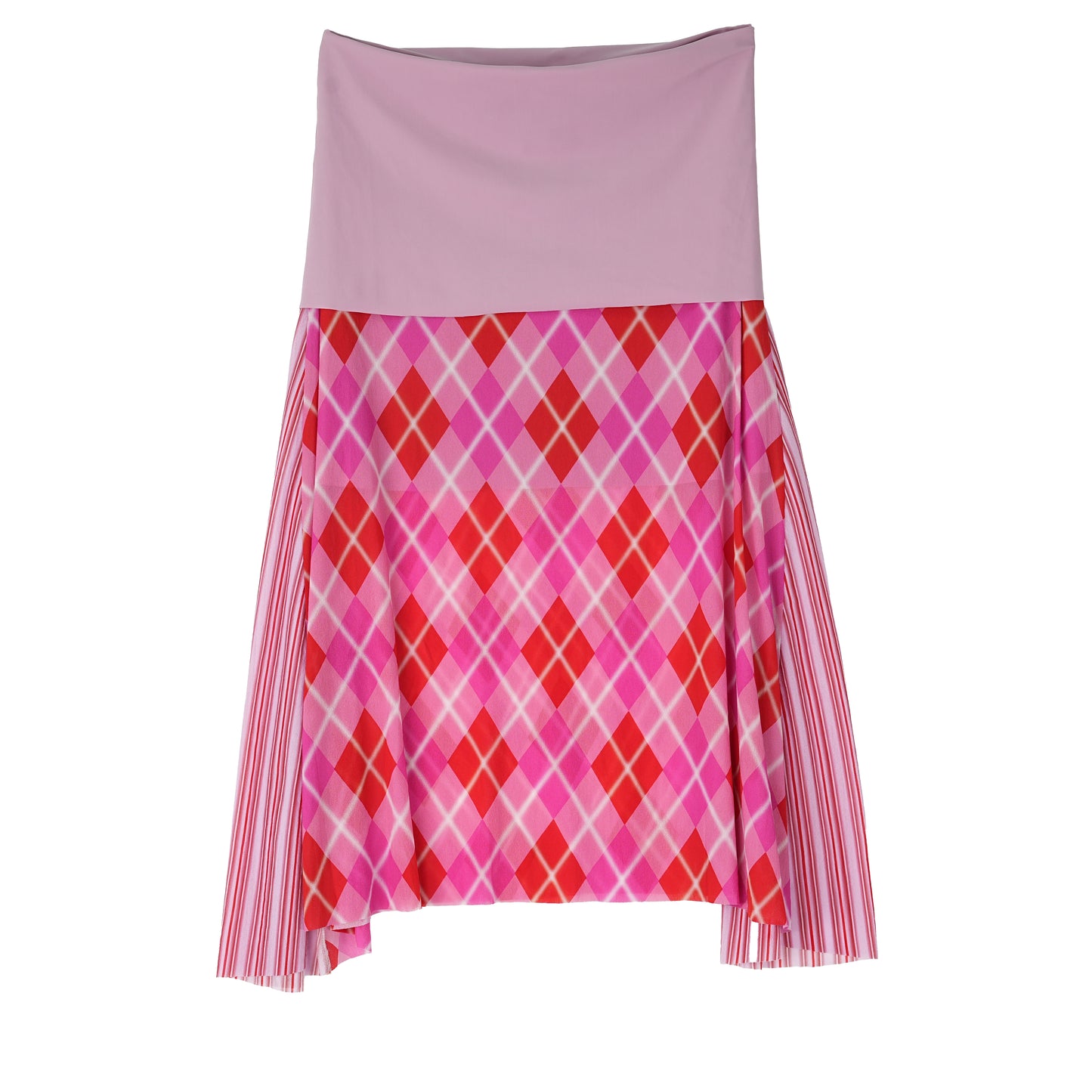 POLO MESH SKIRT / PINK