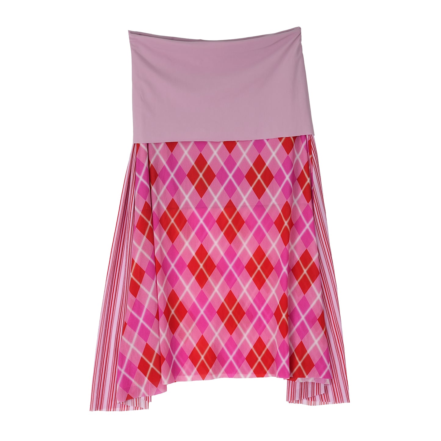 POLO MESH SKIRT / PINK