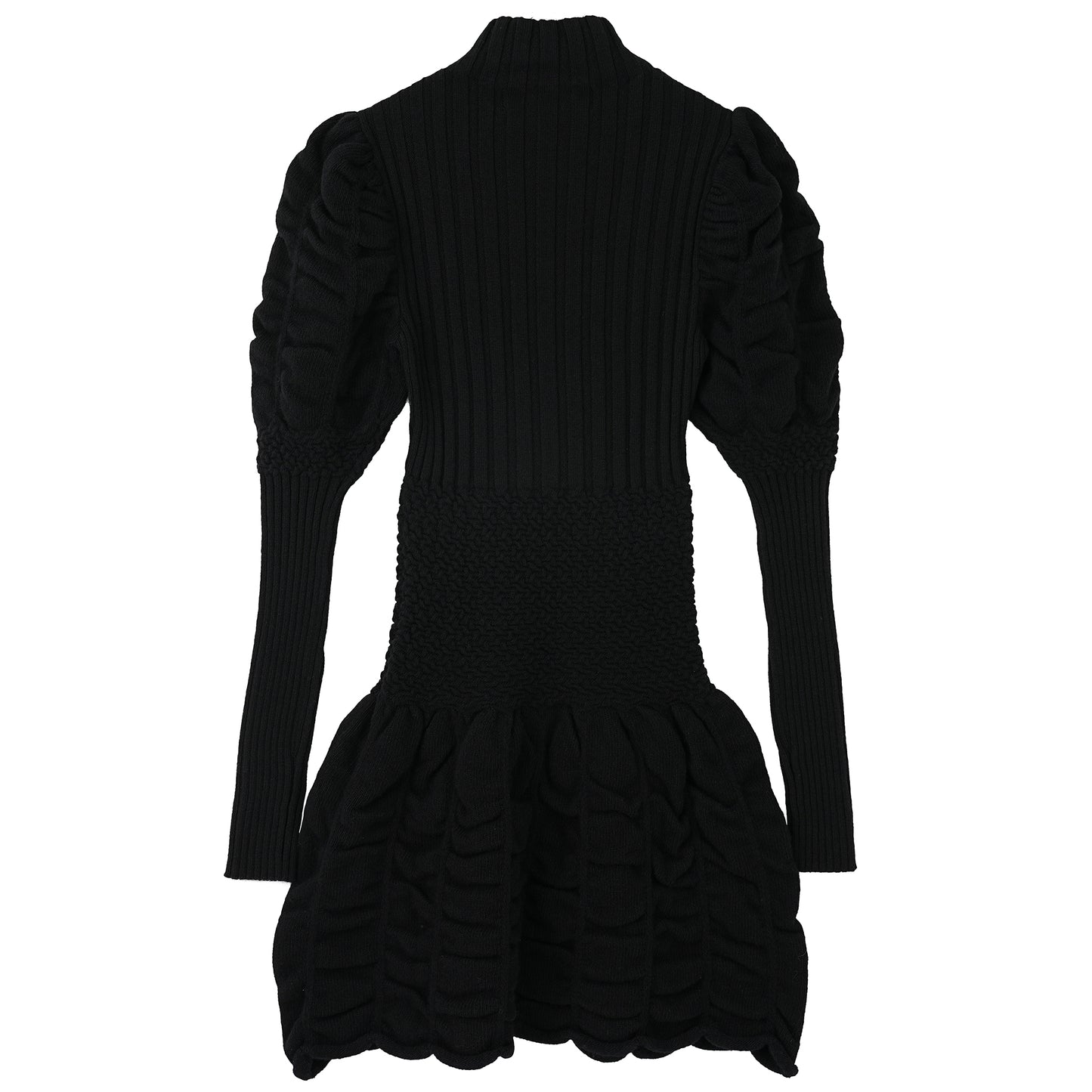 FROSTING KNIT DRESS / BLACK