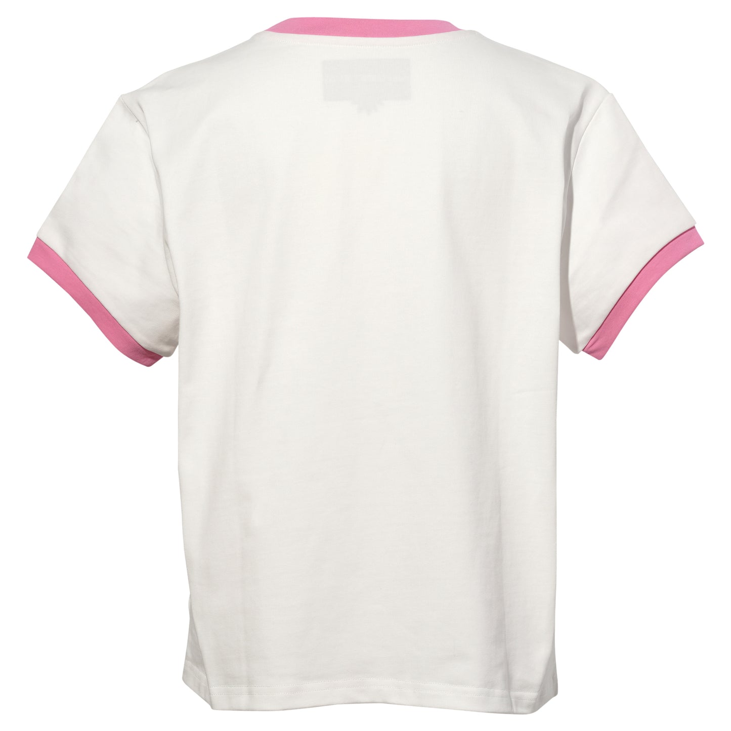 HAPPY HAPPY SHORT SLEEVE T-SHIRT 380GSM / WHITE-PINK