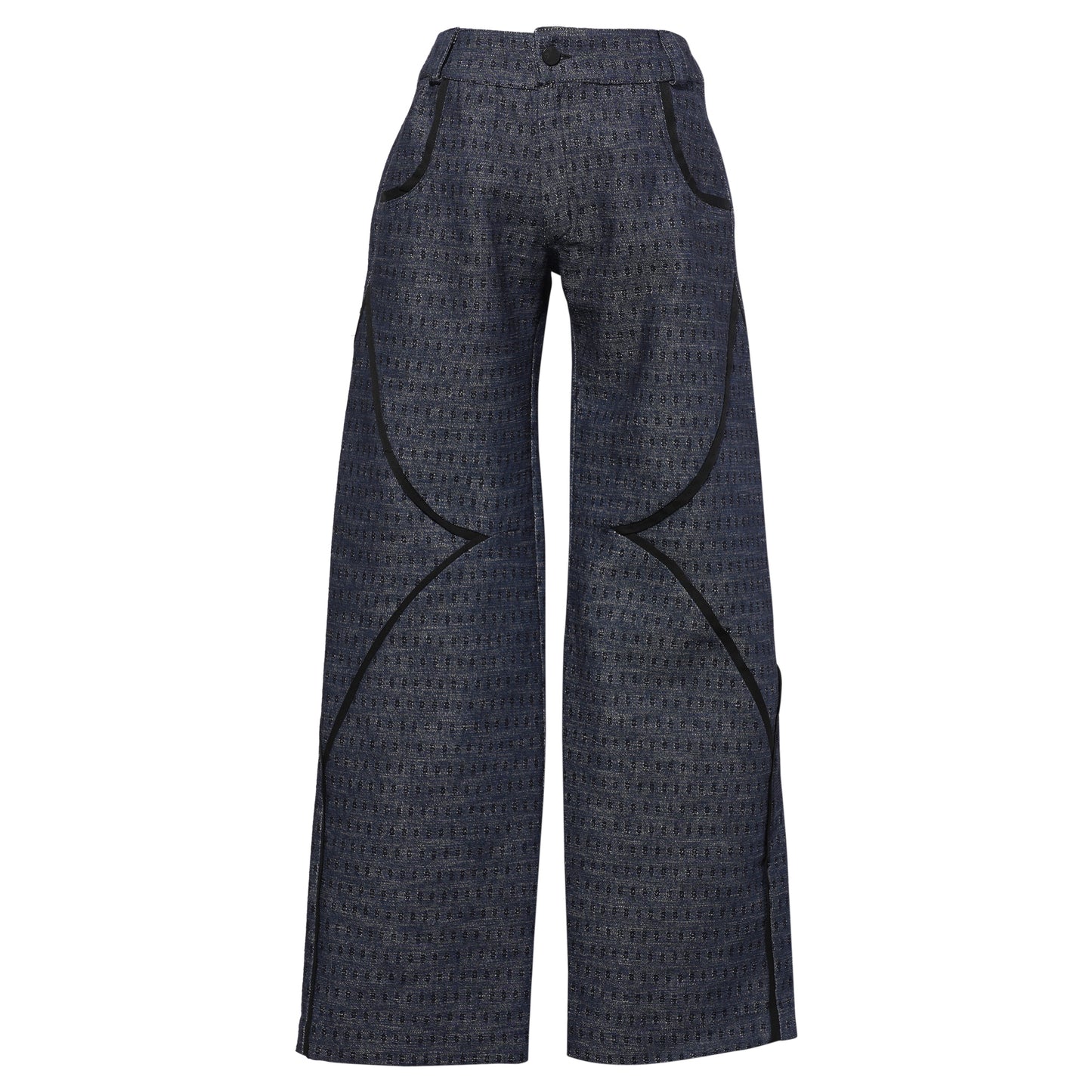 RHOMBUS TROUSERS EXCLUSIVE / BLUE