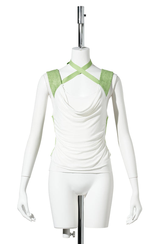 SABROSOSO JERSEY TOP / WHITE