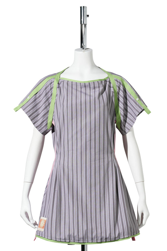 YES NURSE! DRESS / PINK STRIPES