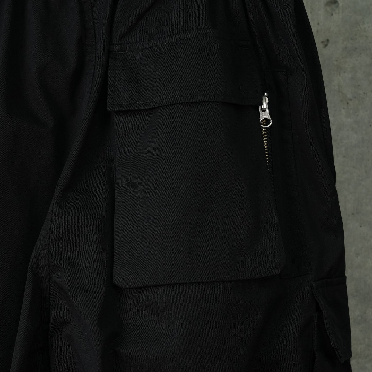 ZIPPY POCKET PANTS / C:BLACK