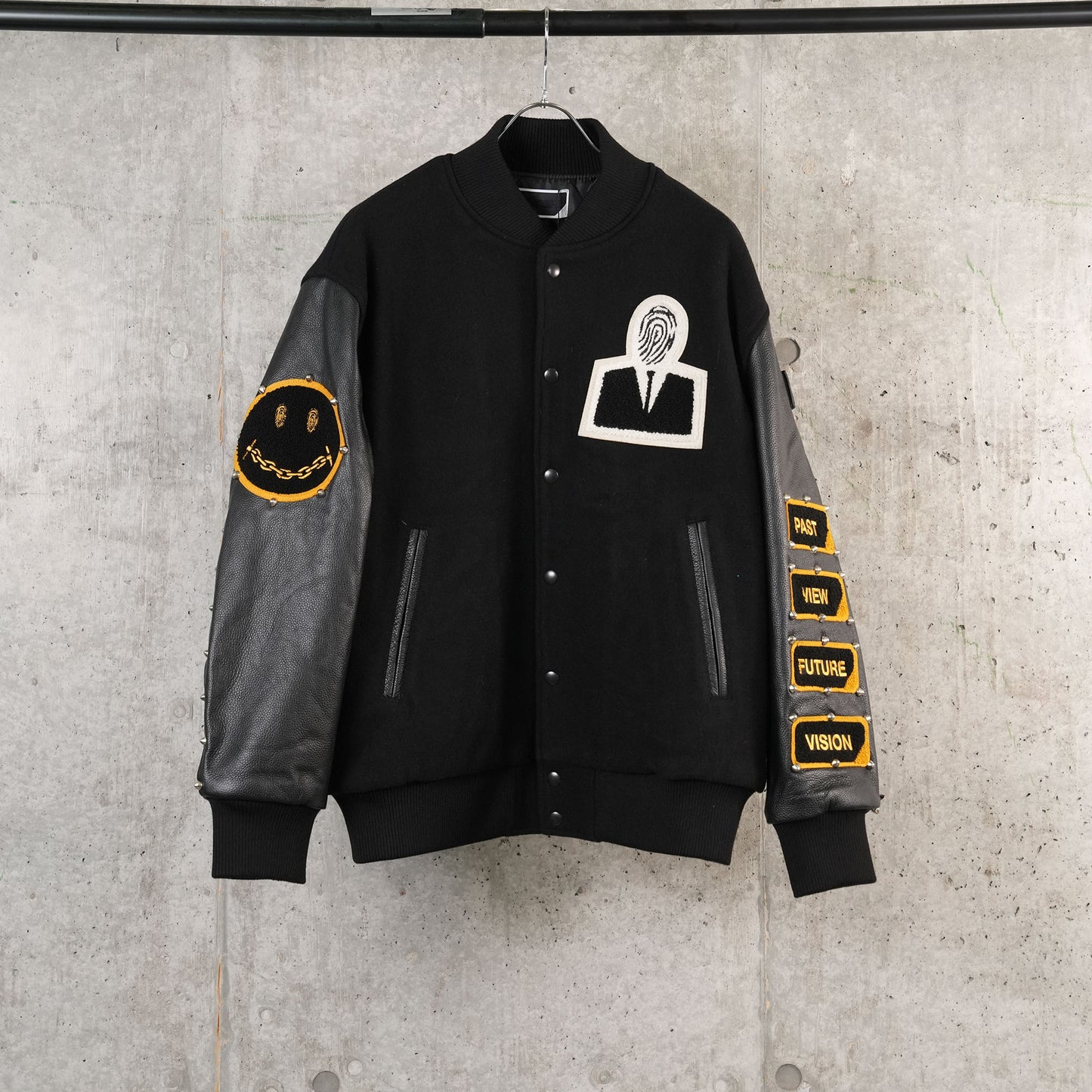 AGENT.P STADIUM JACKET / A:BLACK