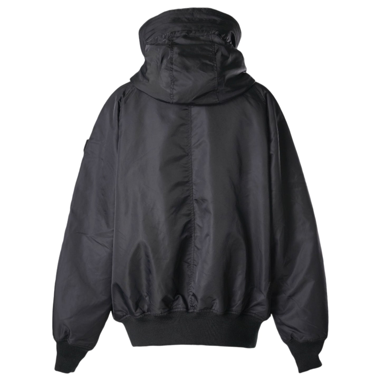 ELEVATION HOODED BOMBER JACKET / E:BLACK