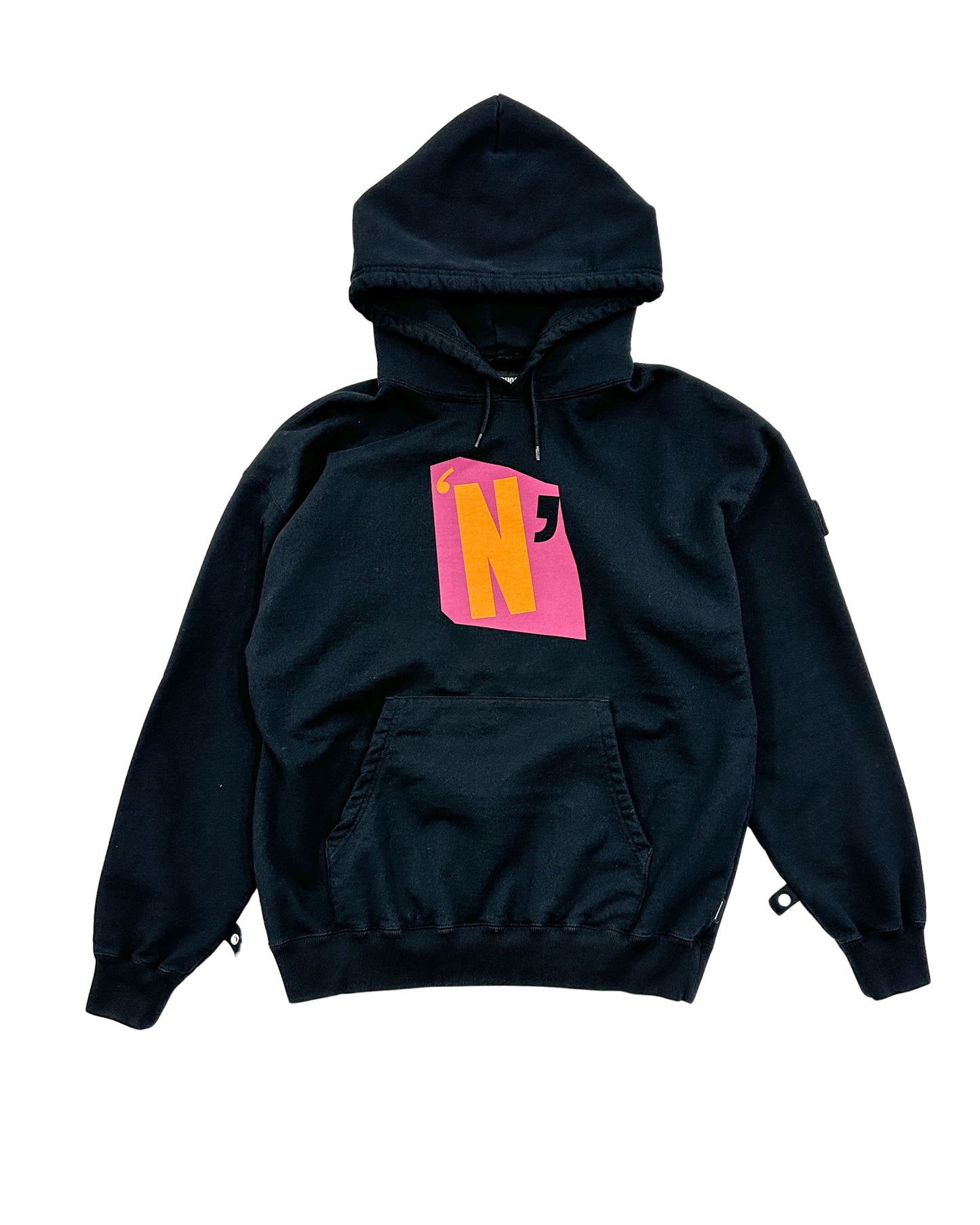 NH x PHINGERIN.  SWEAT HOODIE LS / B:BLACK