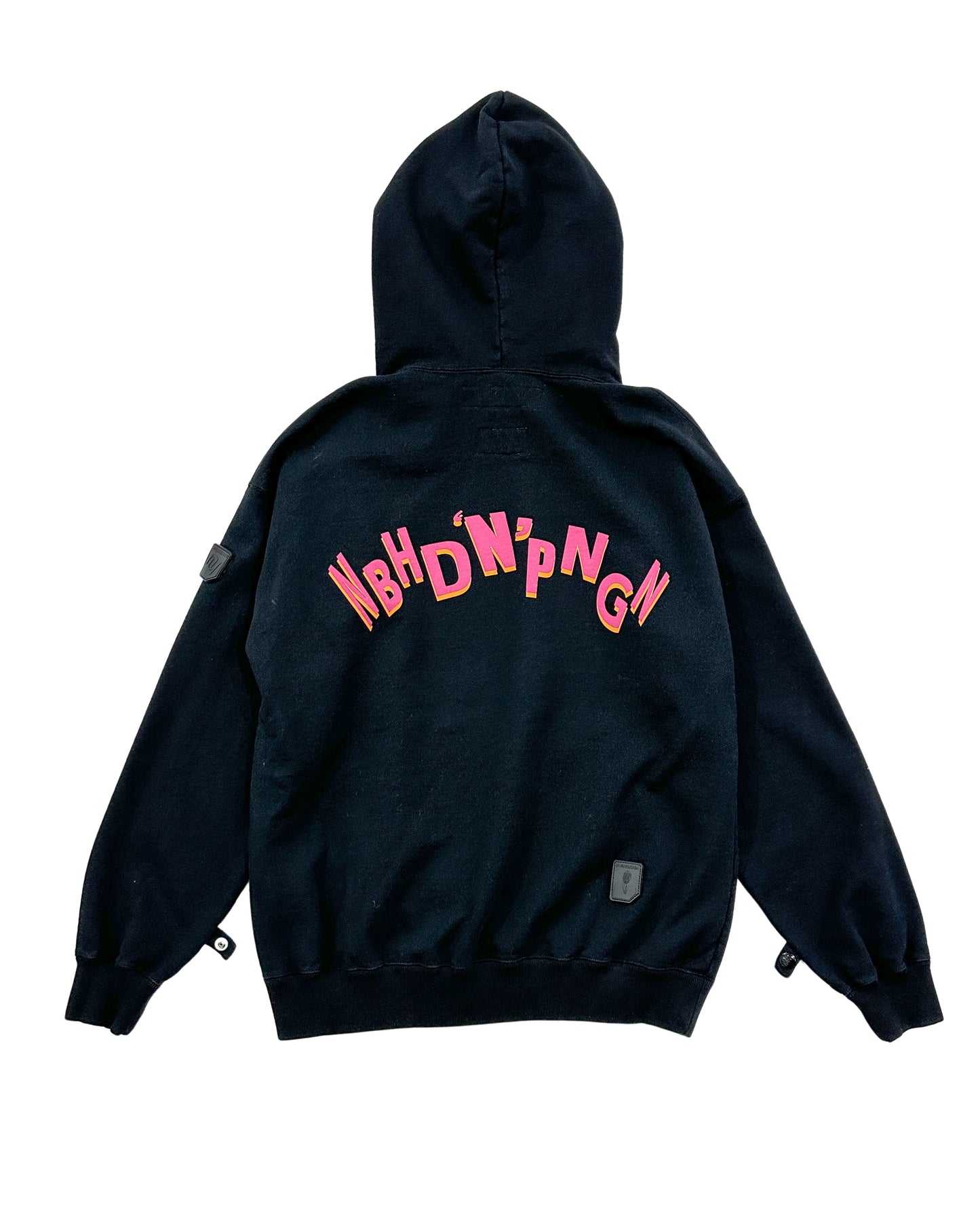 NH x PHINGERIN.  SWEAT HOODIE LS / B:BLACK