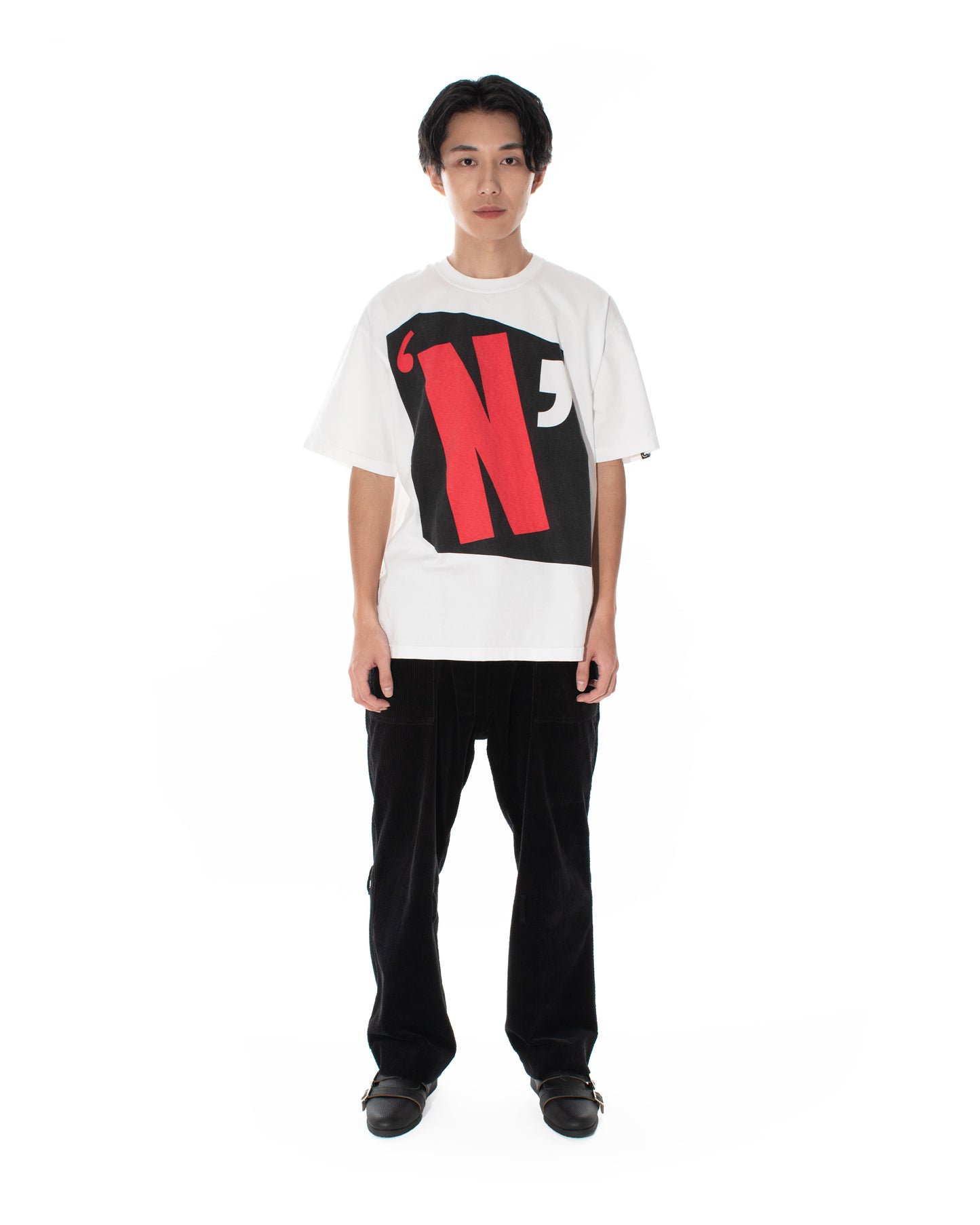 NH x PHINGERIN.  TEE SS / A:WHITE