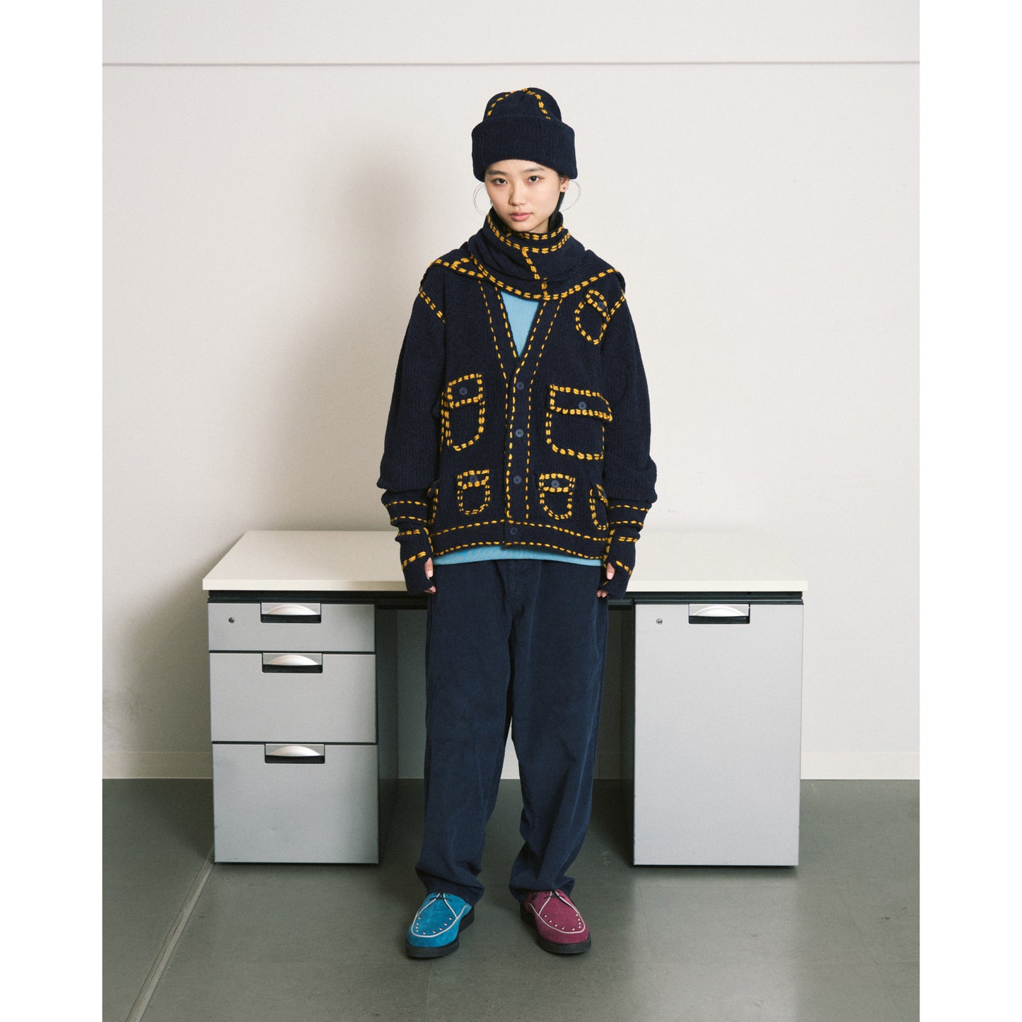 PG1 ARM WARMER / NAVY