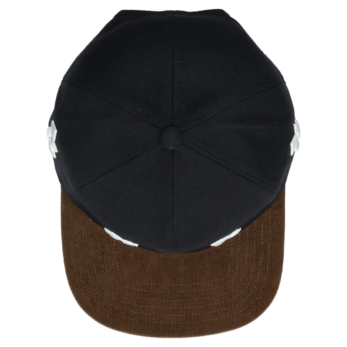 ARROW CORD HAT / BLACK/BROWN