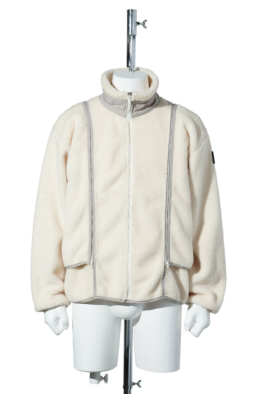 NOREN BOA FLEECE JACKET / IVORY