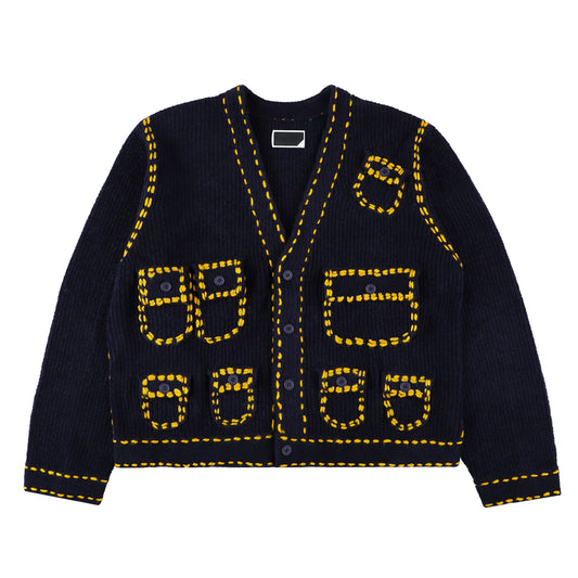 PG1 POCKET CARDIGAN / NAVY