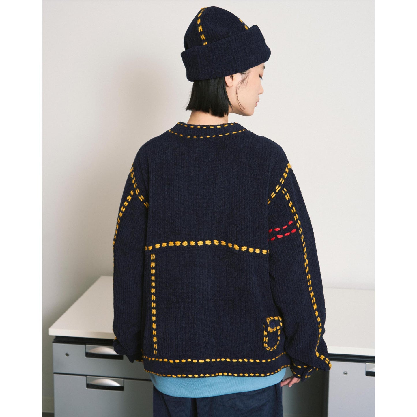 PG1 POCKET CARDIGAN / NAVY