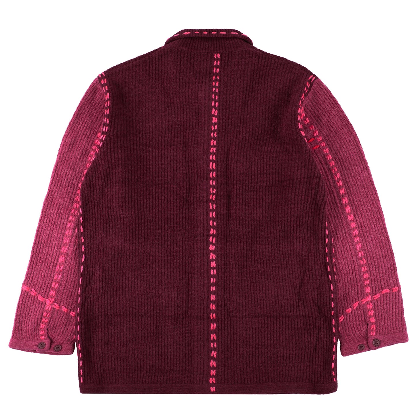 PG1 SHORT COAT / BURGUNDY