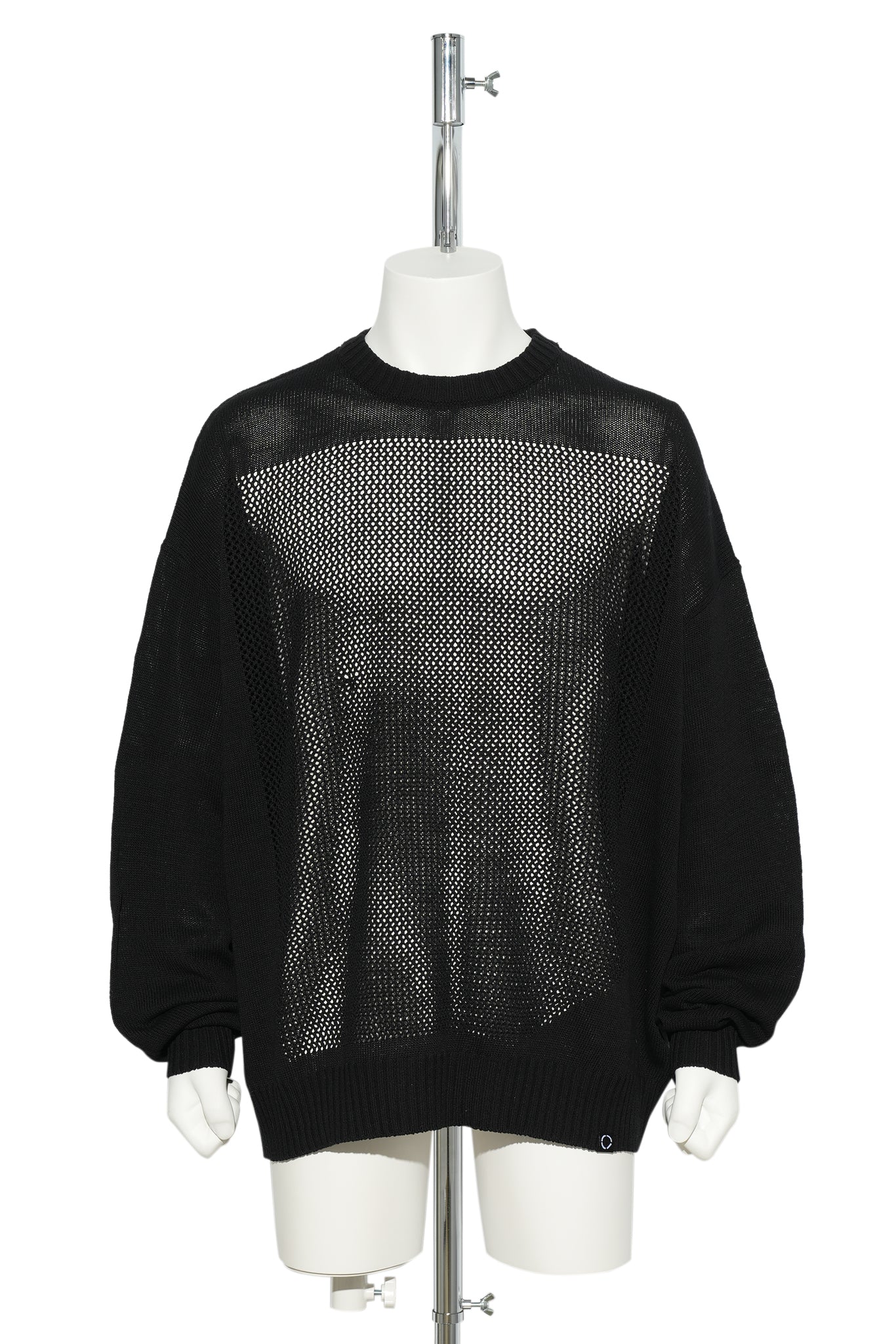 WINDOW WEB SWEATER / BLACK