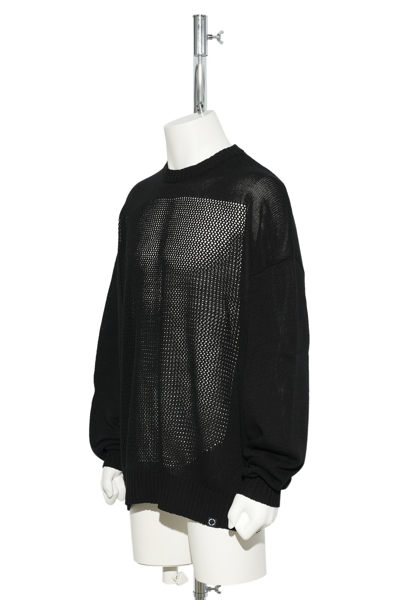 WINDOW WEB SWEATER / BLACK