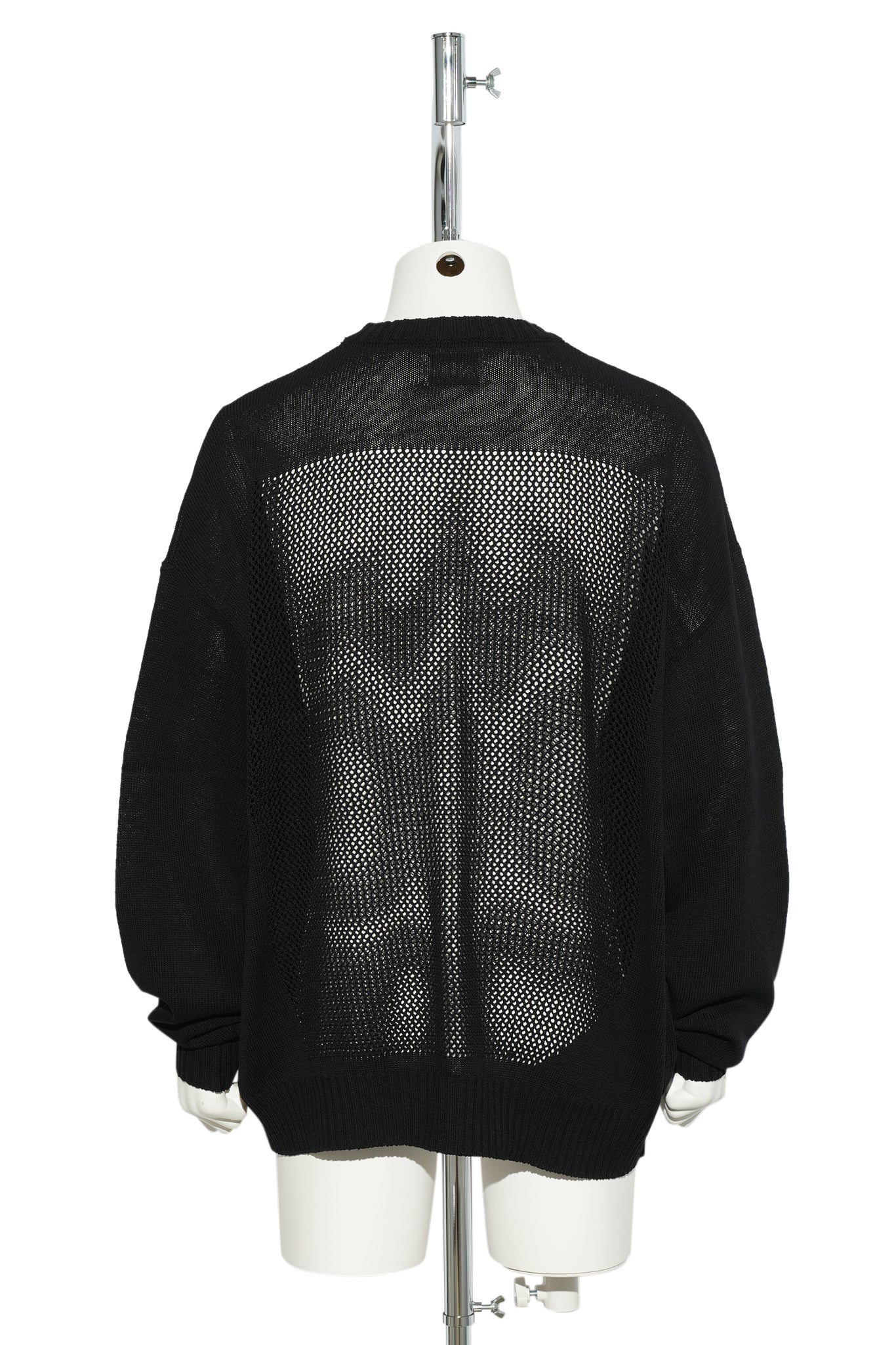 WINDOW WEB SWEATER / BLACK