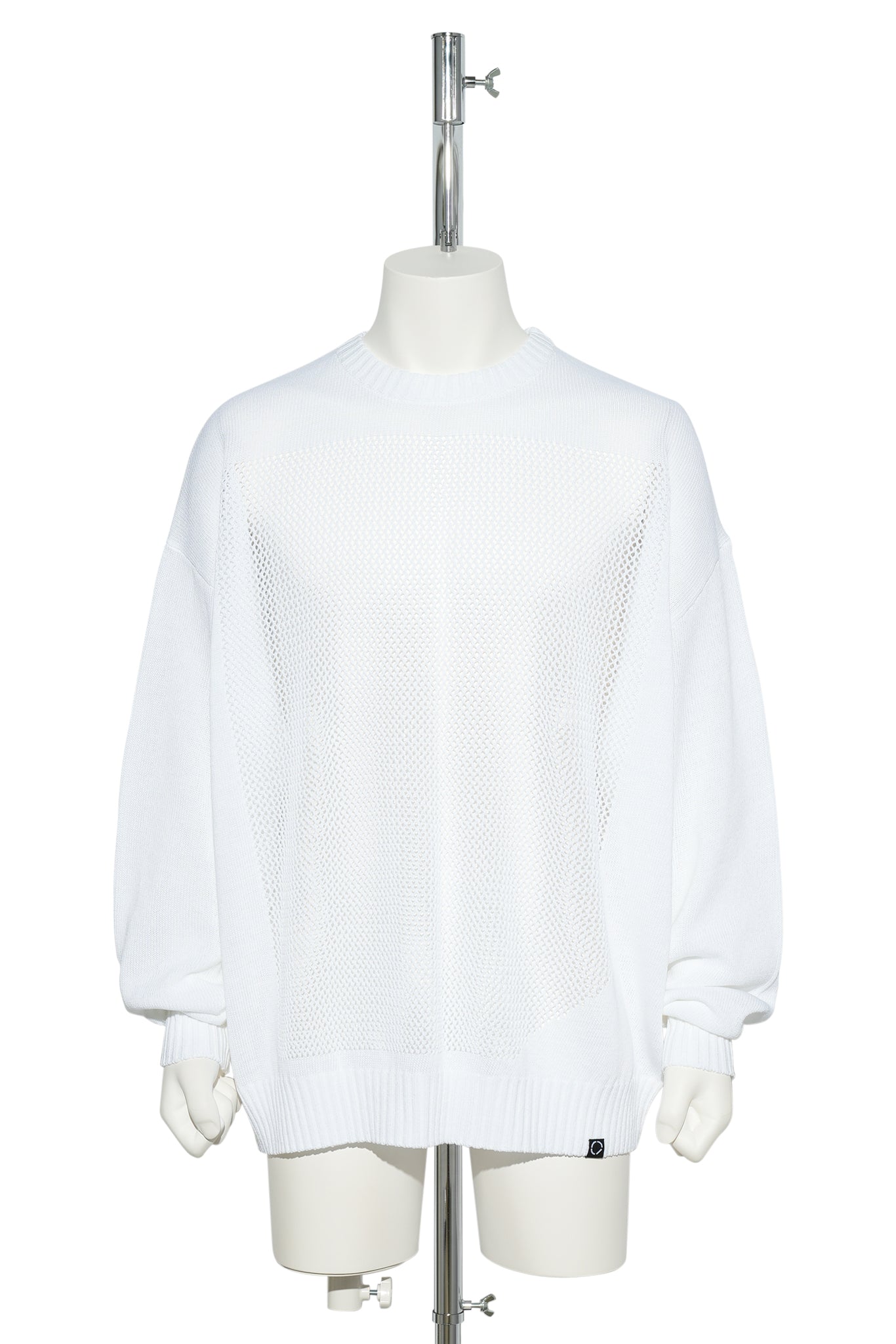 WINDOW WEB SWEATER / WHITE