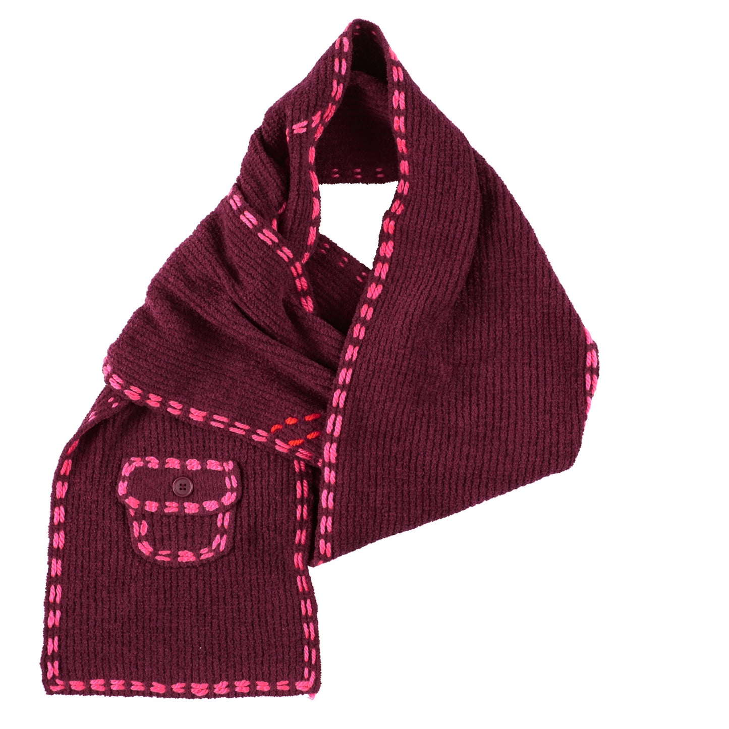 PG1 SCARF / BURGUNDY