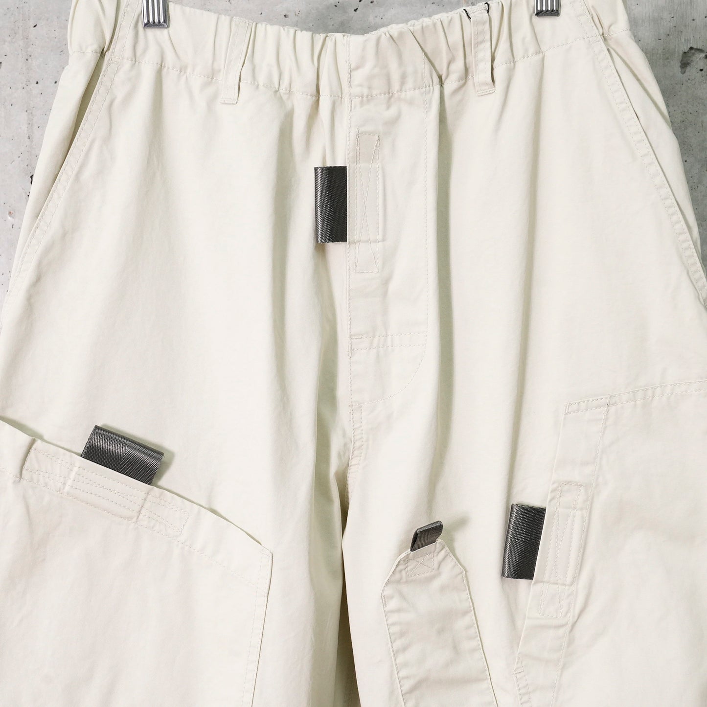 PULL TAB FLIGHT PANTS / A:IVORY