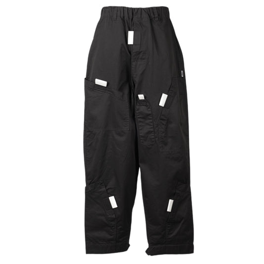 PULL TAB FLIGHT PANTS / C:BLACK