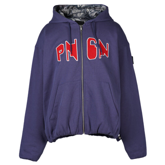 PNGN ZIP HOODIE / B:BLUE BLUE