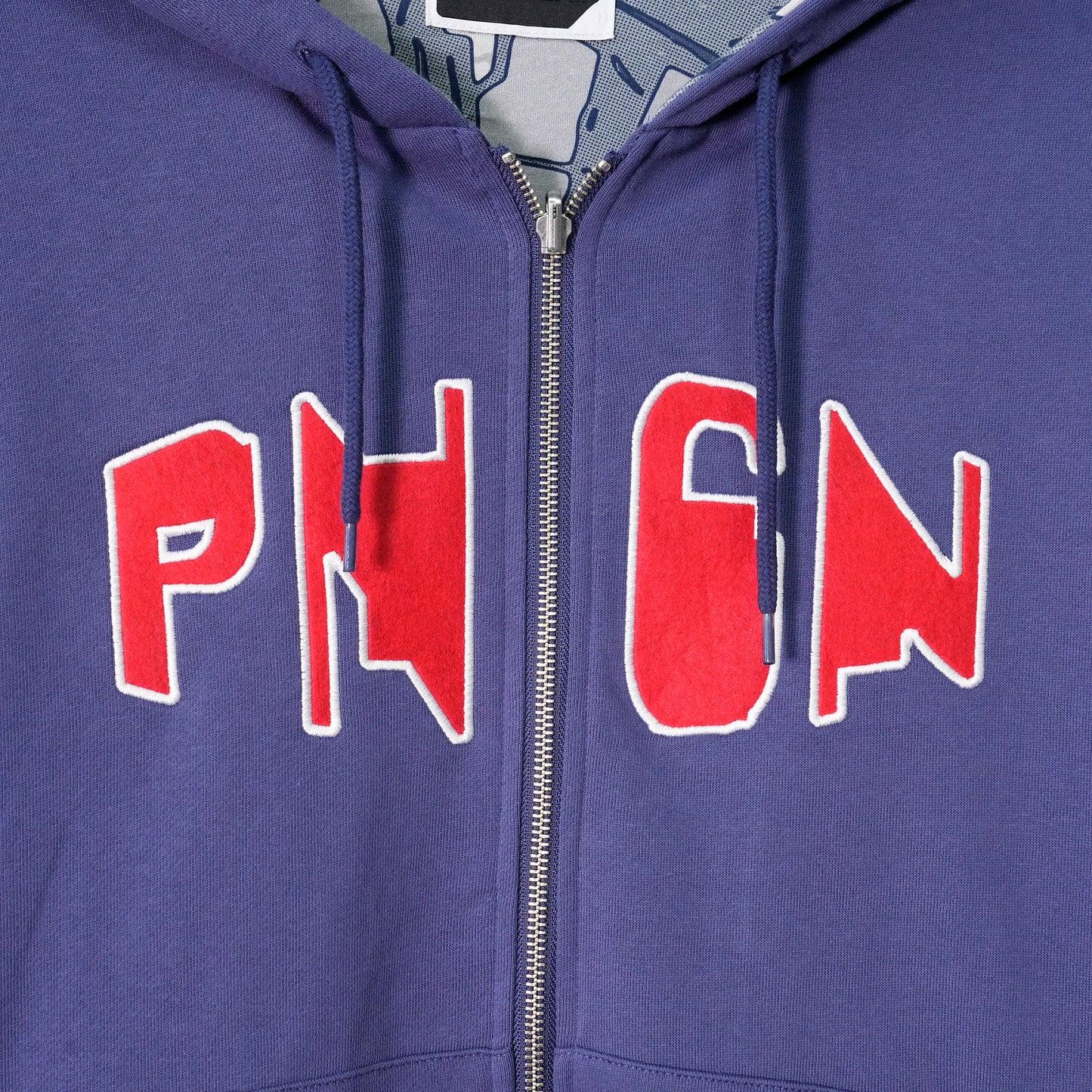 PNGN ZIP HOODIE / B:BLUE BLUE