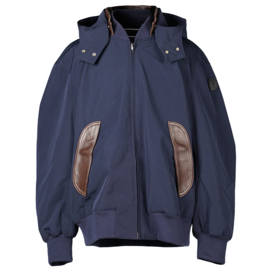 DETACHABLE HOOD JACKET / B:NAVY