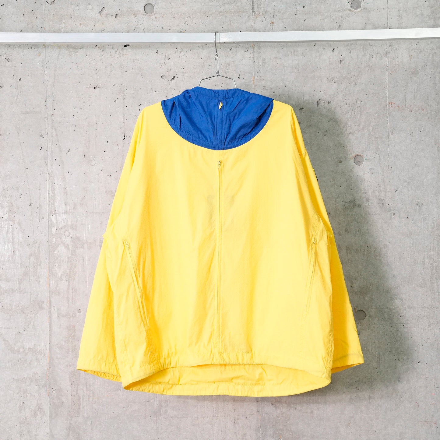 FULL PACK NYLON RIPSTOP ANORAK / A:YELLOW x BLUE