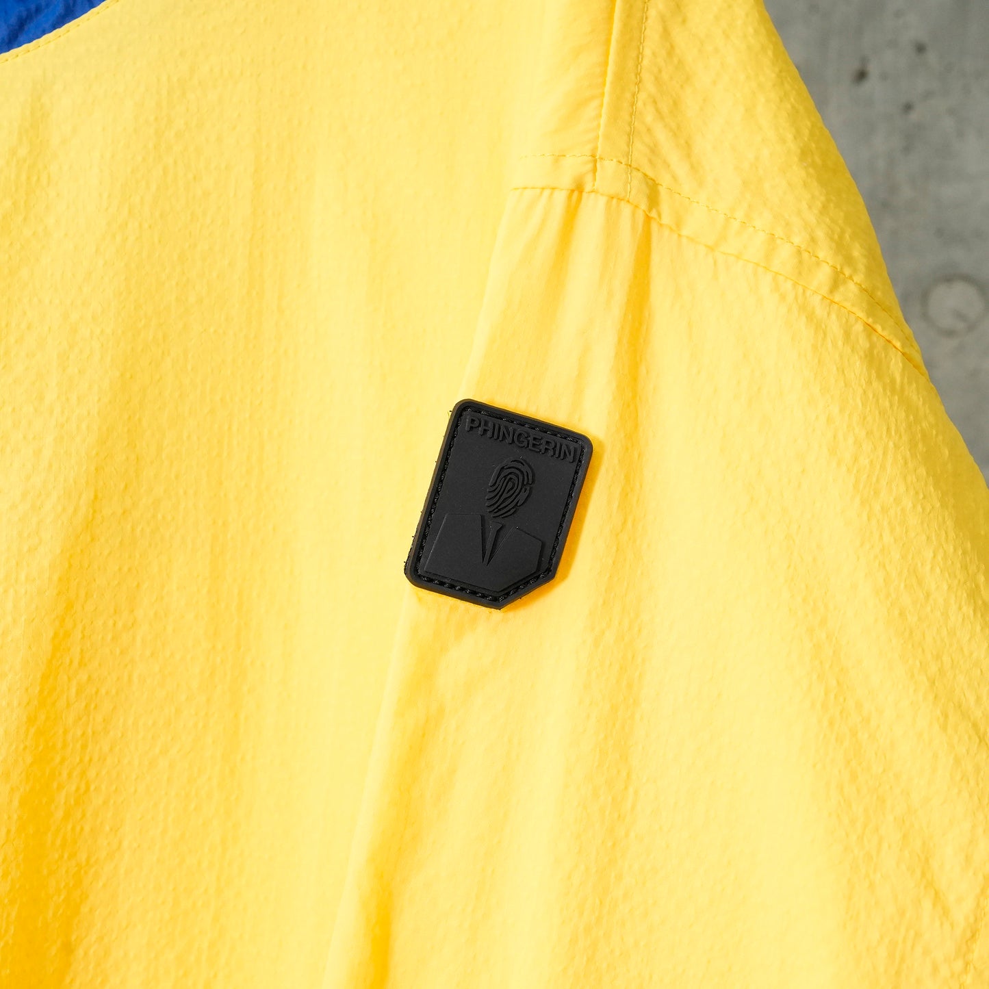 FULL PACK NYLON RIPSTOP ANORAK / A:YELLOW x BLUE