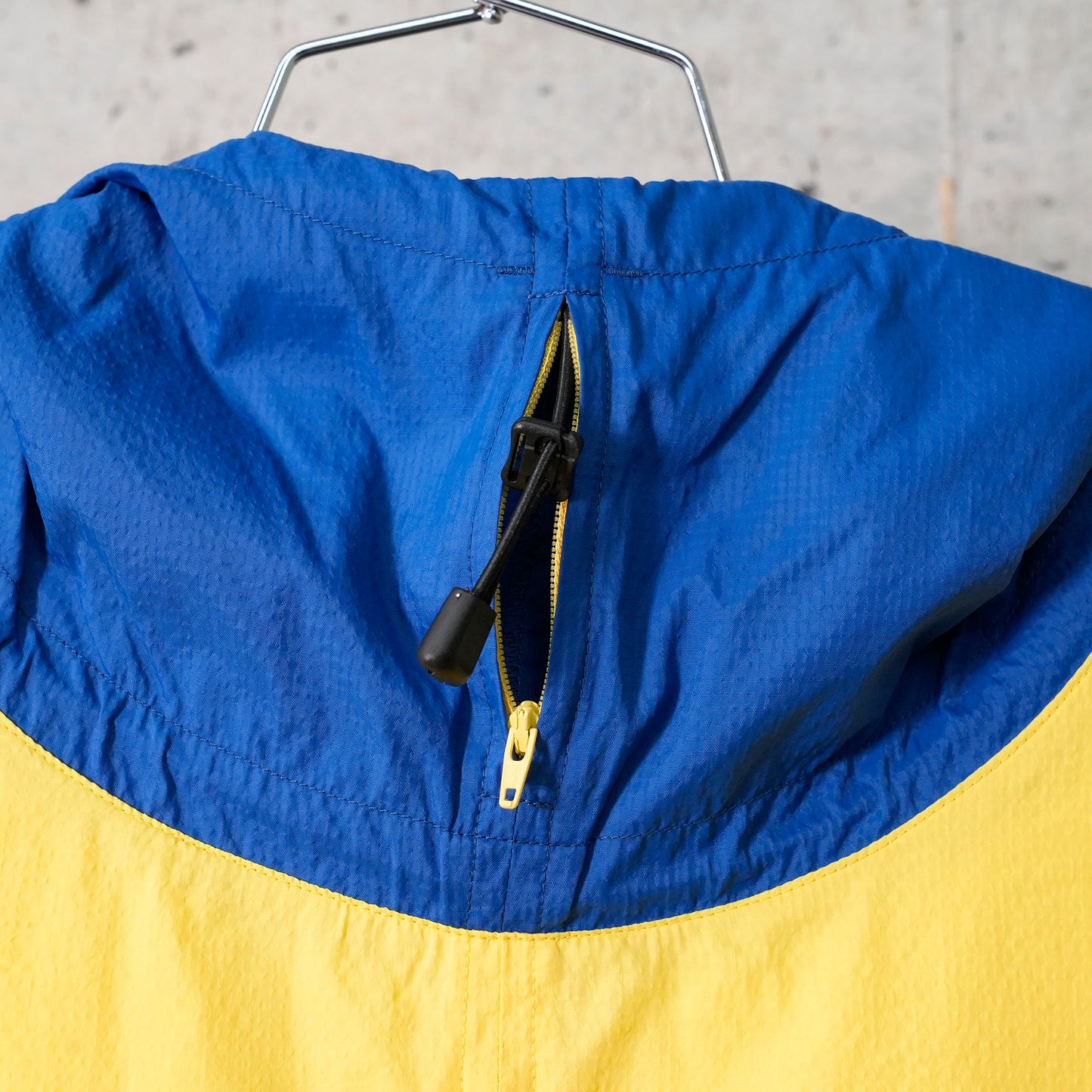 FULL PACK NYLON RIPSTOP ANORAK / A:YELLOW x BLUE