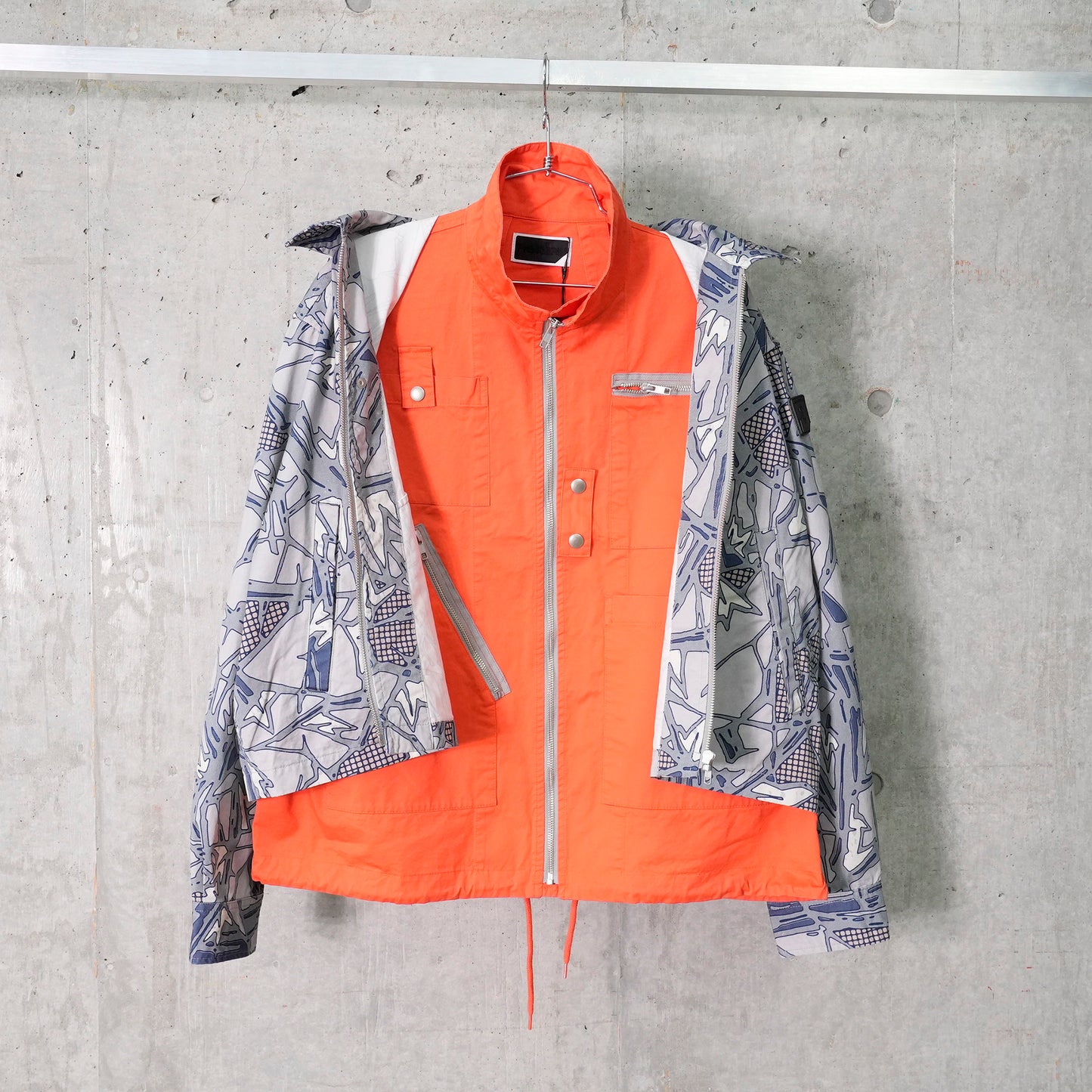 ORIGINAL CAMO PHZ01 DOUBLE JACKET / A:NAVY x ORANGE