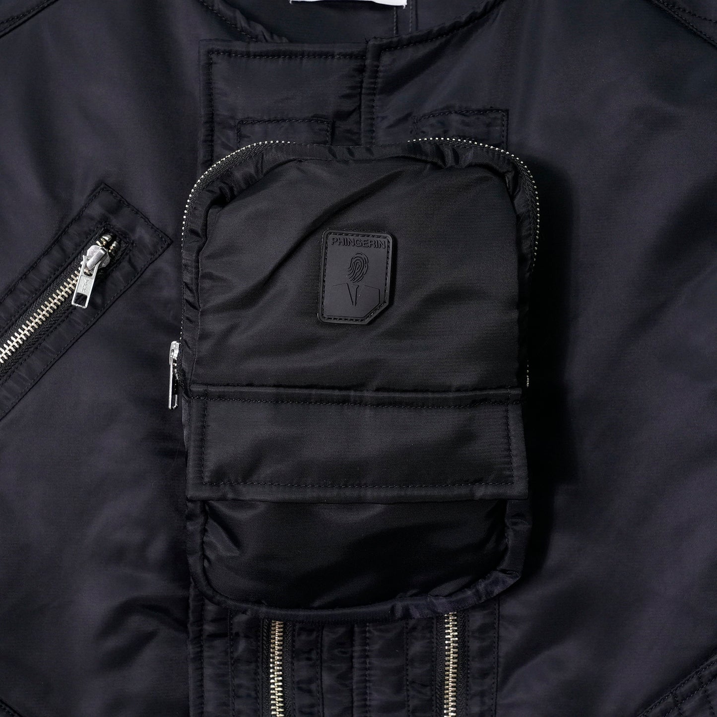 ELEVATION BOMBER VEST / E:BLACK