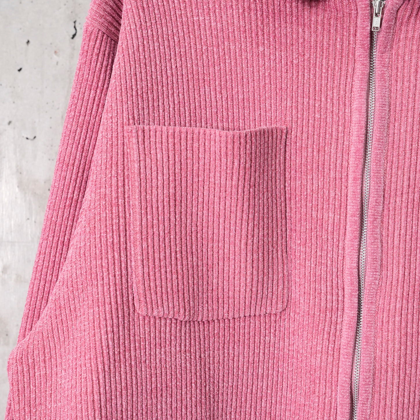 CORDY KNIT JACKET / A:PINK